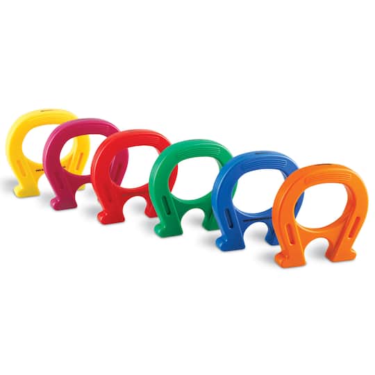 Learning Resources® Primary Science Horseshoe-Shaped Magnets, Set of 6